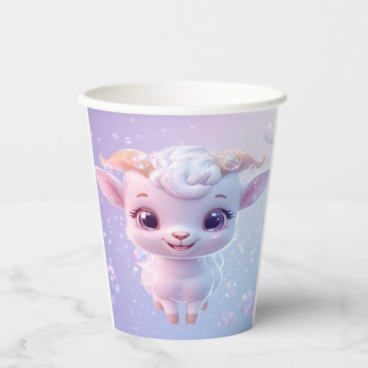 geitenbel papieren bekers (Voorkant)