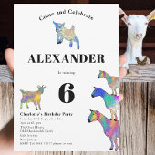 Geitenberg 6e verjaardag kaart