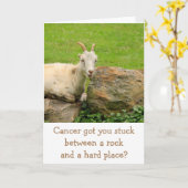 Geitenbevorderende kankerondersteuning kaart (Gele Bloem)