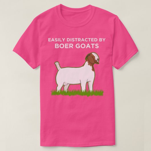 Geitenbezit is gemakkelijk verstoord door het prod t-shirt (Design voorkant)