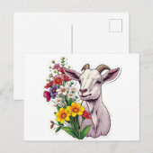 Geitenboeket Post Kaart (Voorkant / Achterkant)