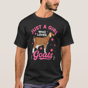 Geitenboer Boerderij vrouwen gewoon een meisje dat T-shirt