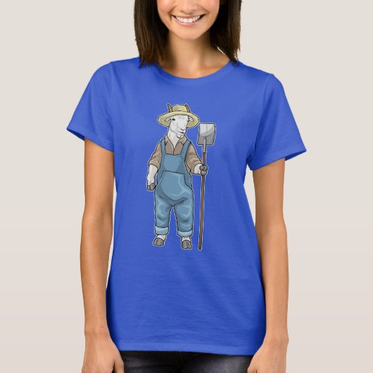 Geitenboer Schep Boerderij T-shirt (Voorkant)