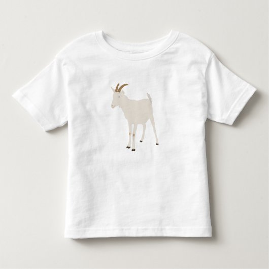 Geitenboerderij Dieren Illustratie Kinder Shirts (Voorkant)