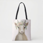 Geitenboho bloemdier tote bag (Voorkant)