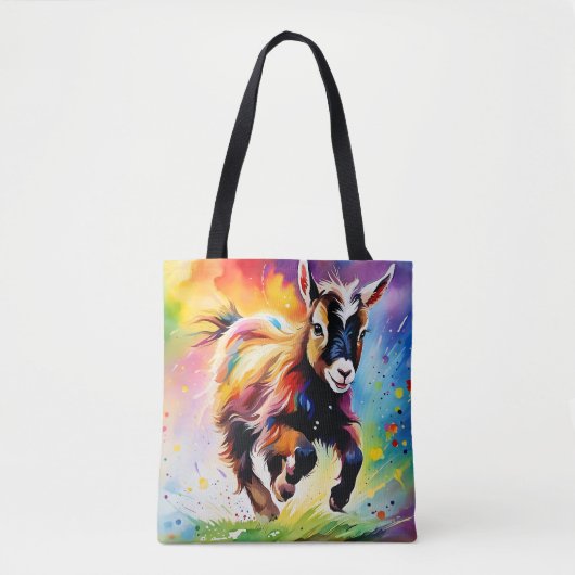 Geitenboodschappentas Tote Bag (Voorkant)