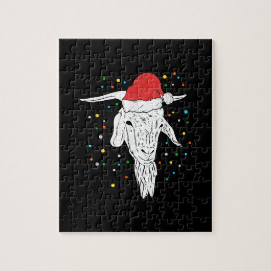 Geitenbrood met kerstmis Feestdagen Legpuzzel (Verticaal)