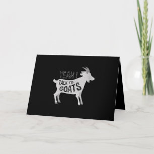 Geitencadeaus voor geitenlammeren feestdagen kaart