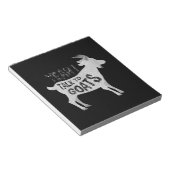 Geitencadeaus voor geitenlammeren notitieblok (Schuin)