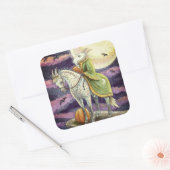 GEITENDEMON, ZEKER GEVOET STOOFPOT FANTASIE HALLOW VIERKANTE STICKER (Envelop)