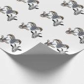 geitendier grappige geit cadeaupapier (Hoek)