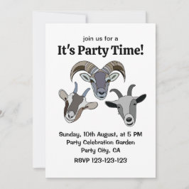 geitendier grappige geit kaart