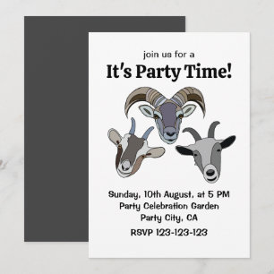 geitendier grappige geit kaart