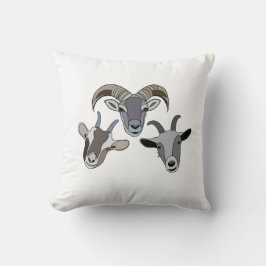 geitendier grappige geit kussen