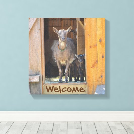 geitendoek canvas afdruk (Insitu (Houten vloer))