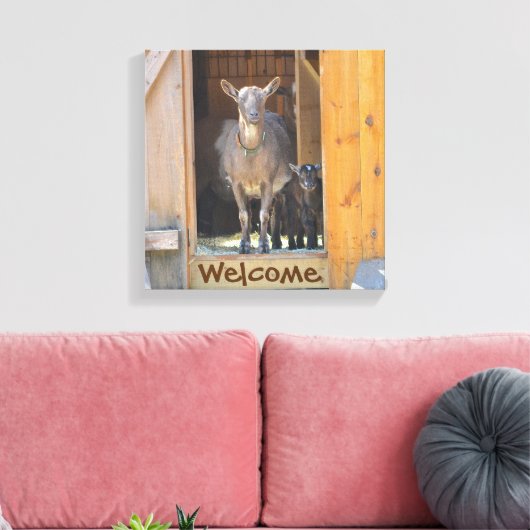 geitendoek canvas afdruk (Insitu (Woonkamer))