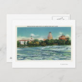 Geiteneiland Uitzicht van Amerikaanse Rapids Briefkaart (Voorkant / Achterkant)