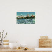 Geiteneiland Uitzicht van Amerikaanse Rapids Poster (Keuken)