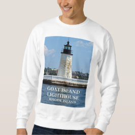 Geiteneiland vuurtoren, Rhode Island sweatshirt