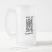 Geiteneten Boerderij Dierenliefde Mijn geitevader  Matglas Bierpul (Links)