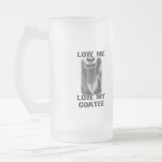 Geiteneten Boerderij Dierenliefde Mijn geitevader  Matglas Bierpul (Links)