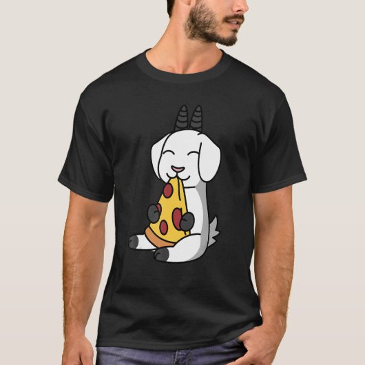 Geiteneten Pizza Pet T-shirt (Voorkant)