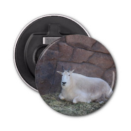 Geitenflesopening Button Flesopener