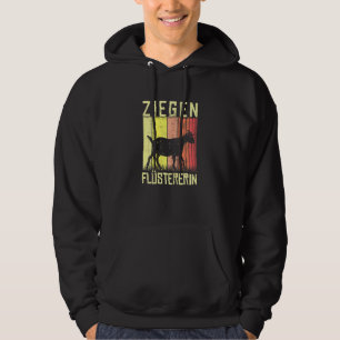 Geitenfluisteraar geit voor geitenfokkers hoodie