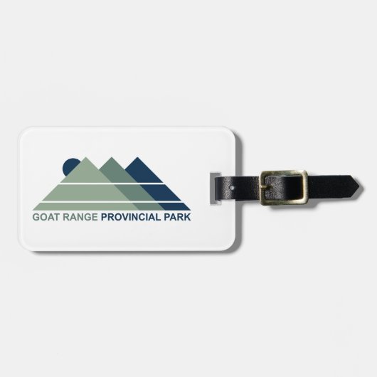 Geitengebergte Provinciaal Park Mountain Sun Bagagelabel (Voorkant horizontaal)