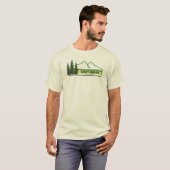 Geitengebied Provinciaal Park Groene Strepen T-shirt (Voorkant volledig)
