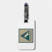 Geitengebied Provinciaal Park Rustiek Bagagelabel (Achterkant verticaal)