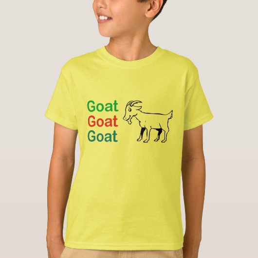 Geitengeit Kinder T Shirt (Voorkant)