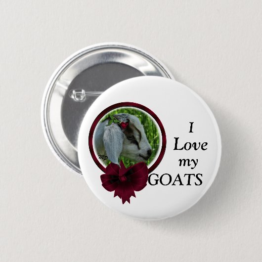 Geitengepersonaliseerd Kind en boeg Ronde Button 5,7 Cm (Voorkant /achterkant)