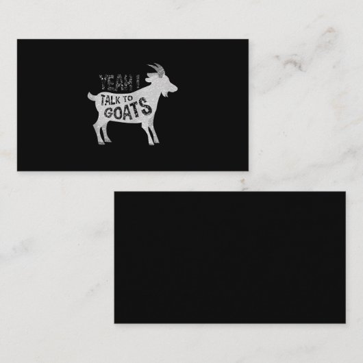 Geitengeschenken voor geitenlammeren informatiekaartje (Voorkant / Achterkant)