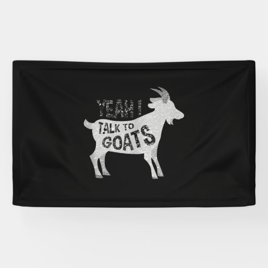 Geitengeschenken voor geitenlammeren spandoek (Horizontaal)