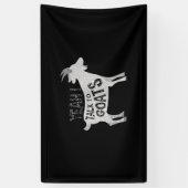 Geitengeschenken voor geitenlammeren spandoek (Verticaal)