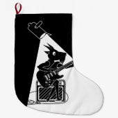 geitengitarist grote kerstsok (Voorkant)