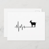 Geitenhartslag Briefkaart (Voorkant / Achterkant)