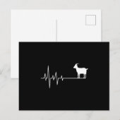 Geitenhartslag Briefkaart (Voorkant / Achterkant)