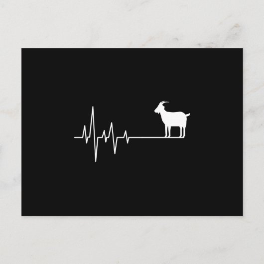 Geitenhartslag Briefkaart (Voorkant)