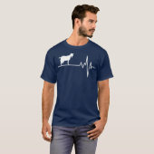 Geitenhartslag Funny Goat Lover Animal Farage T-shirt (Voorkant volledig)