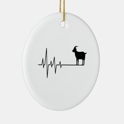 Geitenhartslag Keramisch Ornament (Rechts)