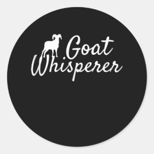 Geitenhouderij (geitenhouderij) ronde sticker