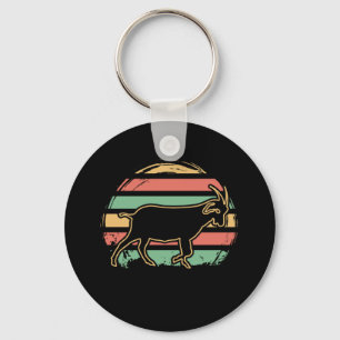geitenhouderij retro sleutelhanger