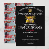 Geiteningewanden Zinfandel uit de Californische Tr Kaart (Voorkant / Achterkant)