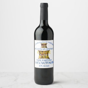 Geiteningewanden Zinfandel uit de Californische Tr Wijn Etiket