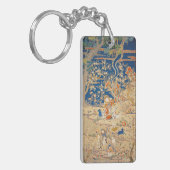 Geitenjaar of Zodiac Chinese Sleutelhanger voor de (Voorkant Links)
