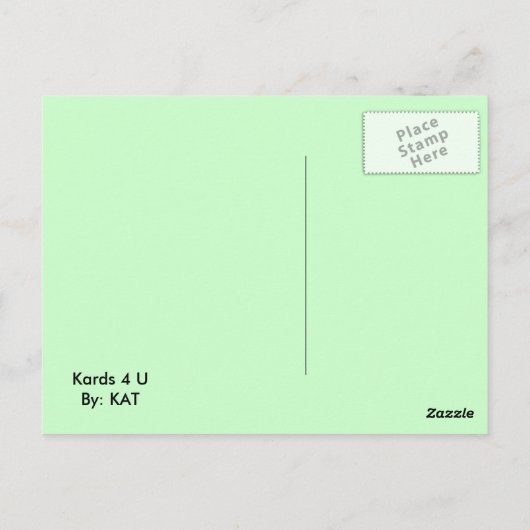 geitenkaart briefkaart (Achterkant)