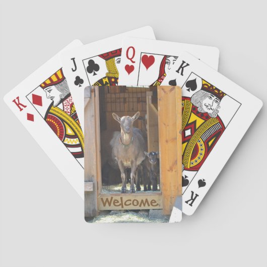 Geitenkaarten Pokerkaarten (Achterkant)