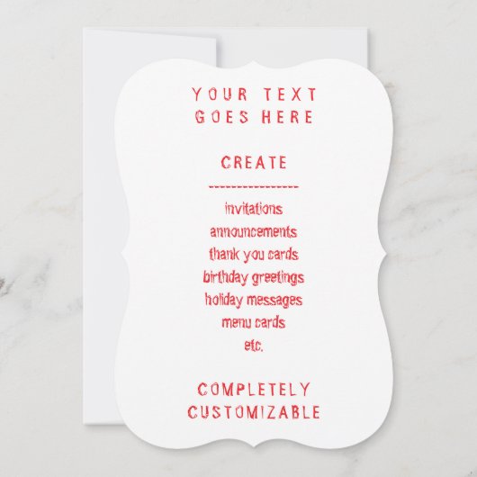 geitenkaas kaart (Achterkant)